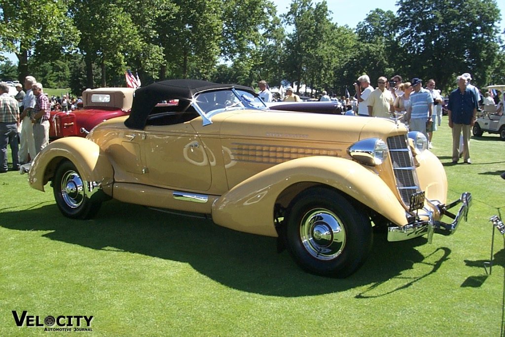 1934 Auburn V-12 Salon Boattail Speedster