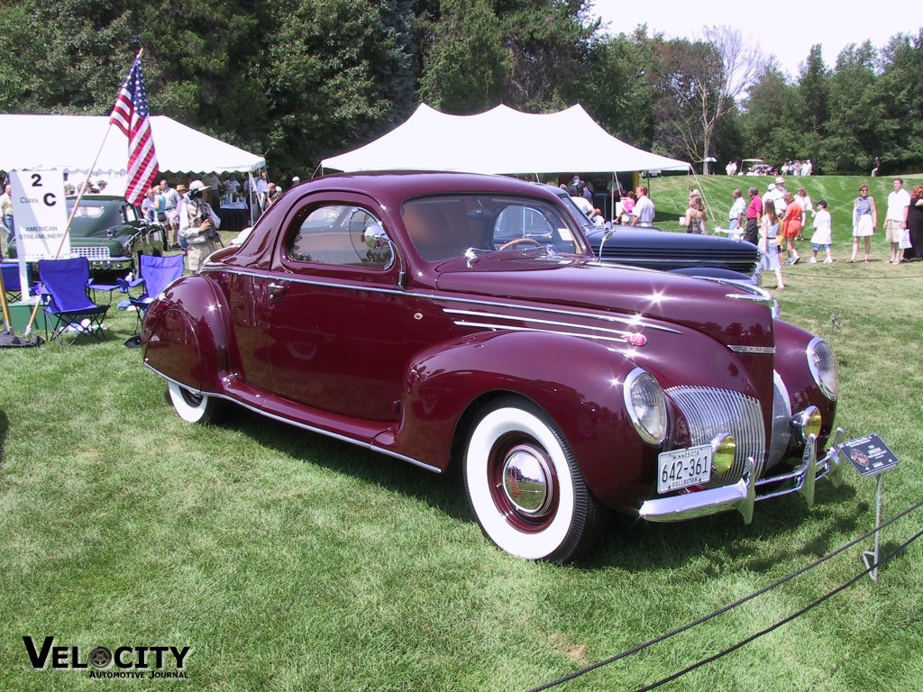 1939 Lincoln Three-window Coupe