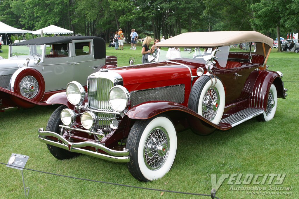 1929 Duesenberg Model J Dual Cowl Phaeton by LeBaron