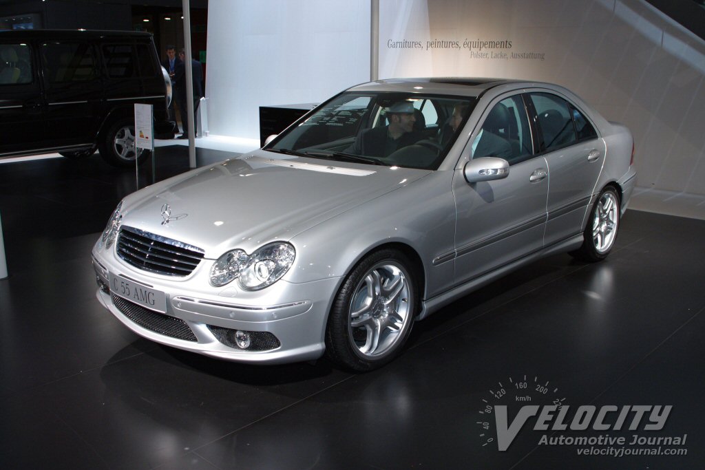 2005 Mercedes-Benz C55 AMG. 2004 Geneva Auto Show. by: Shahed Hussain