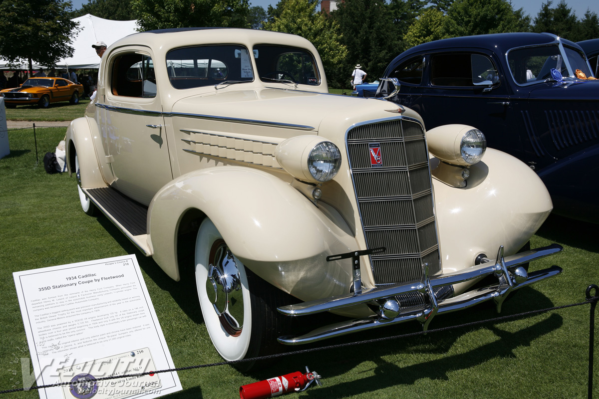1934 Cadillac 355-D Stationary Coupe by Fleetwood