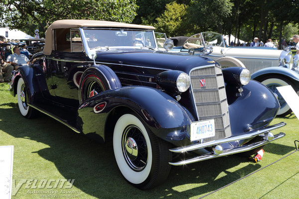 1934 Cadillac 355-D Convertible Coupe