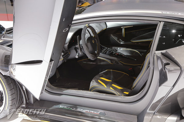 2017 Lamborghini Centenario Interior