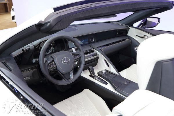 2019 Lexus LC Convertible Interior