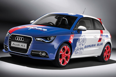 2011 Audi A1 Samurai Blue