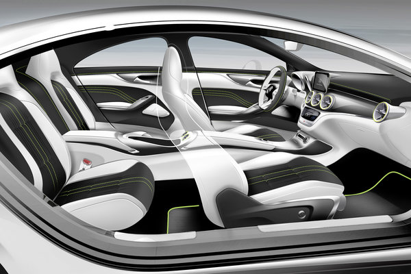 2012 Mercedes-Benz Concept Style Coupe Interior