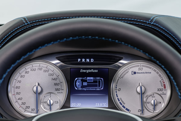 2012 Mercedes-Benz Concept B-Class Electric Drive Instrumentation