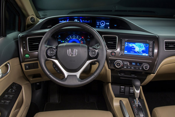 2013 Honda Civic EX-L sedan Instrumentation
