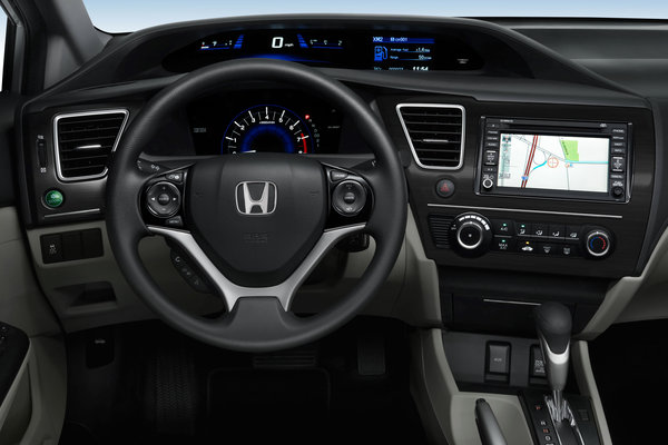 2013 Honda Civic Natural Gas sedan Instrumentation