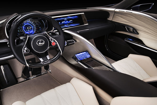 2012 Lexus LF-LC Blue Interior