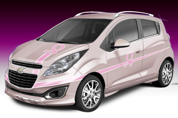 2012 Chevrolet Spark Pink Out Cancer Awareness