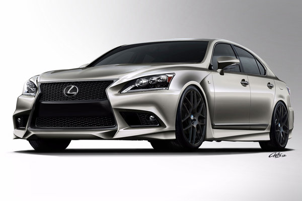 2012 Lexus PROJECT LS F SPORT by Five Axis