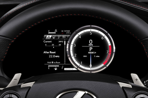 2014 Lexus IS 350 F Sport  Instrumentation