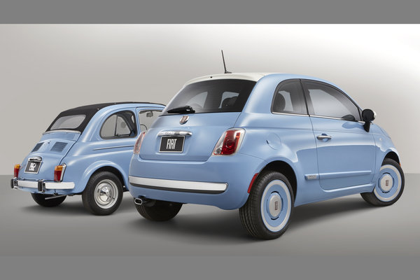 2014 Fiat 500 1957 Edition and 1957 Fiat 500