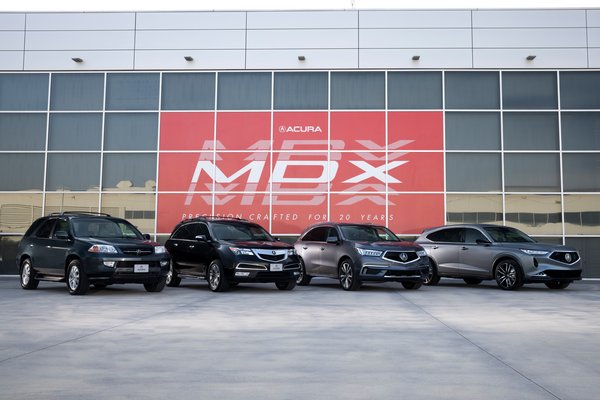 2020 Acura MDX generations