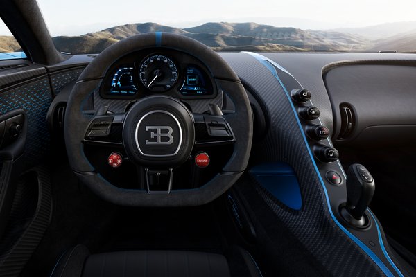 2020 Bugatti Chiron Pur Sport Instrumentation