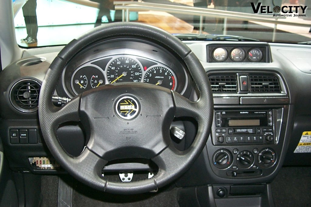 2002 Subaru Impreza WRX interior