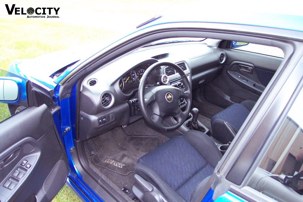 2002 Subaru Impreza WRX sedan interior
