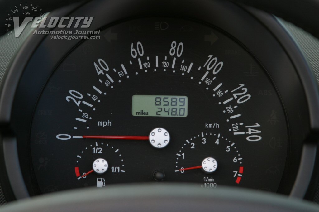2003 Volkswagen Beetle Cabriolet instrumentation