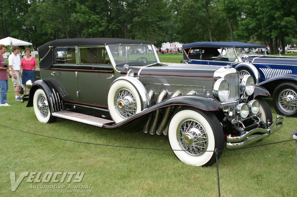 1929 Duesenberg Model J Lebaron convertible berline