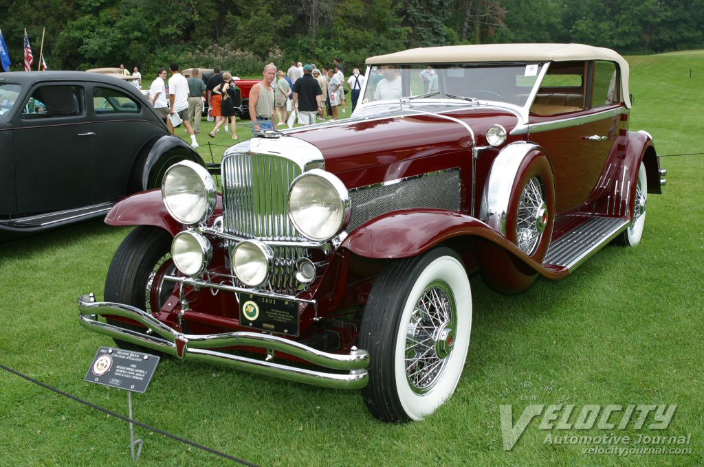 1933 Duesenberg Model J Murphy Convertible Sedan