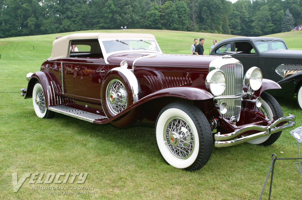 1933 Duesenberg Model J Rollston Convertible Torpedo Victoria