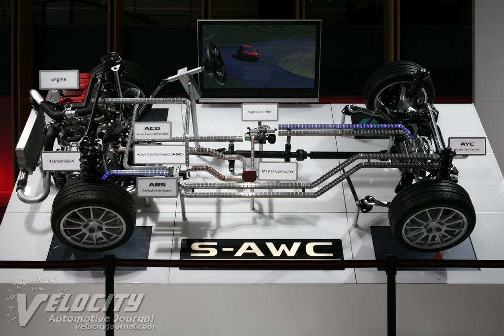 2008 Mitsubishi Lancer Evolution Driveline Display