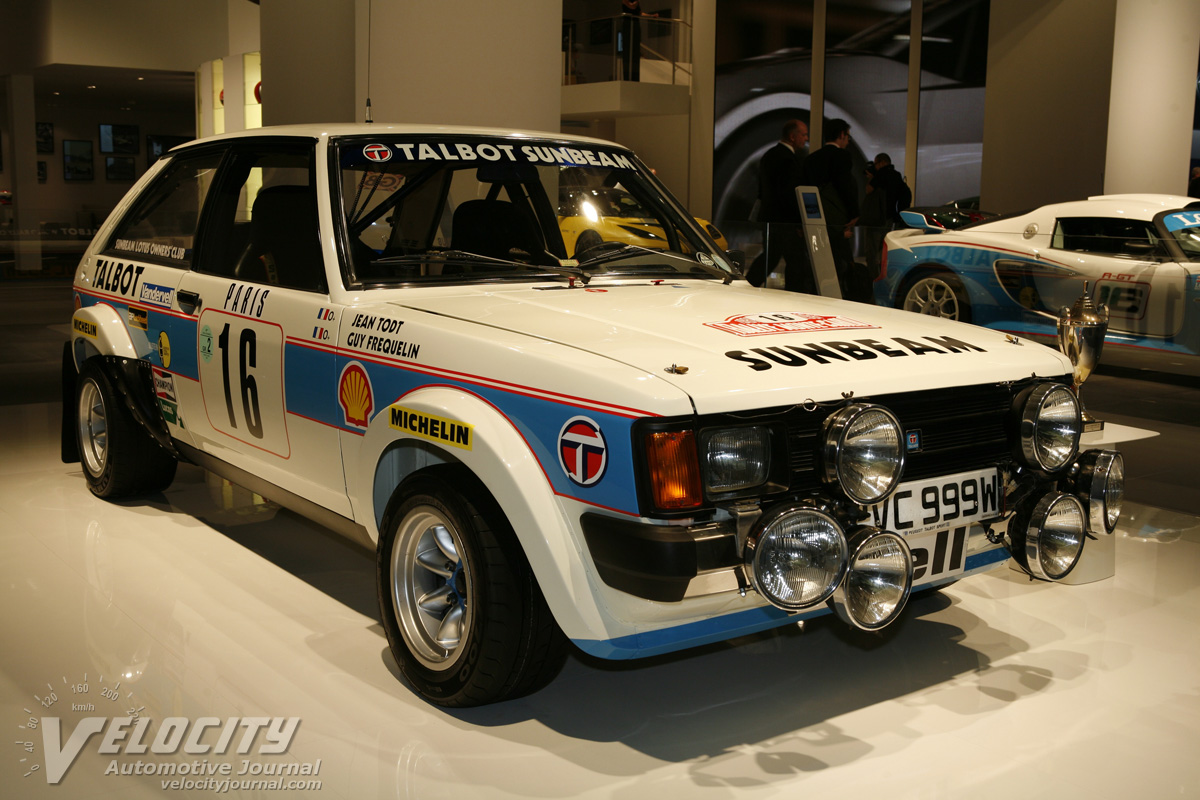 1981 Talbot Sunbeam Lotus Rally Car