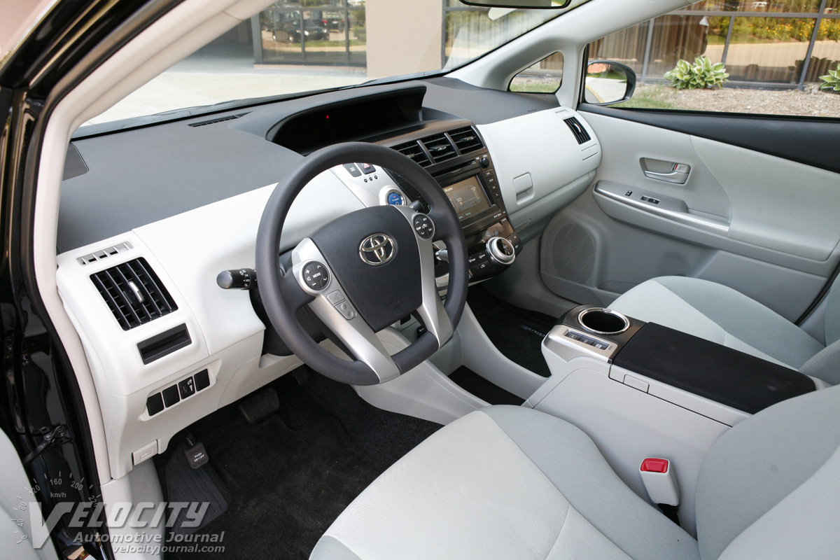 2012 Toyota Prius v Interior