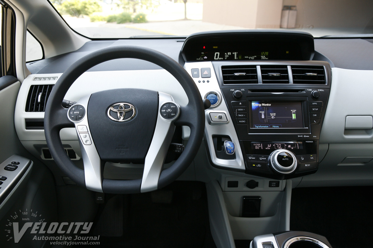 2012 Toyota Prius v Instrumentation