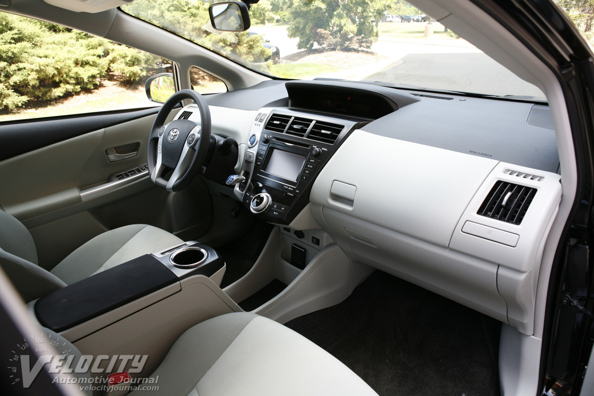 2012 Toyota Prius v Interior