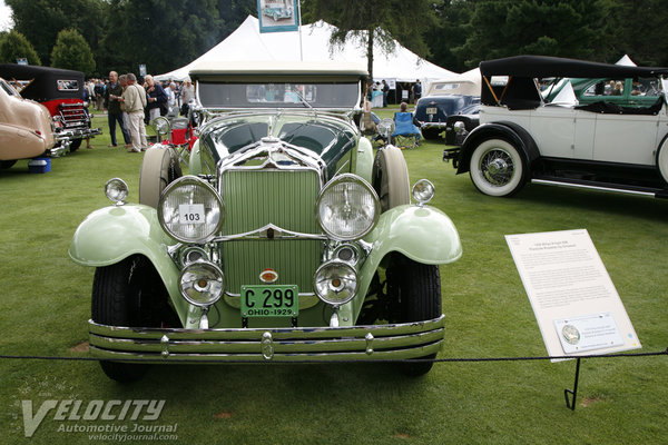 1929 Willys-Knight 66B Plaidside roadster