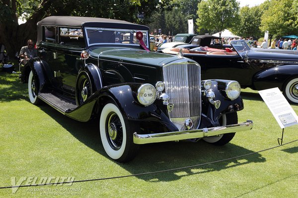 1934 Pierce-Arrow 840A Convertible Sedan by LeBaron