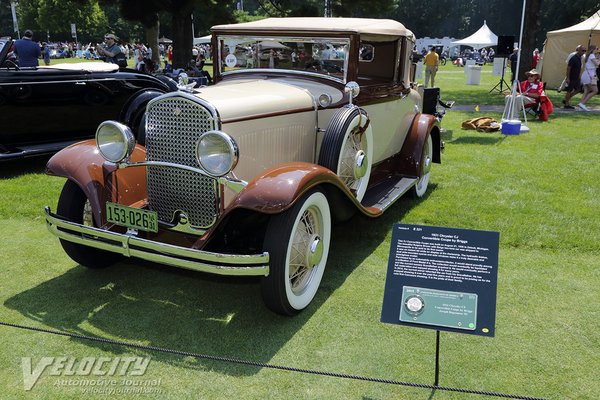 1931 Chrysler CJ Convertible Coupe by Briggs