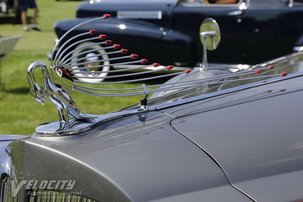 1938 Packard Model 1605 custom hard top sedan by Bohman and Schwartz