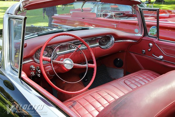 1956 Oldsmobile 98 Starfire 2d convertible Interior