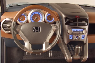 2001 Honda Model X concept instrumentation
