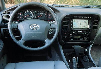 2001 Toyota Land Cruiser interior