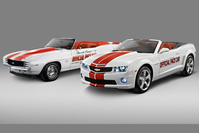 2011 Chevrolet Camaro Convertible Pace Car with 1969 Chevrolet Camaro Convertible Pace Car