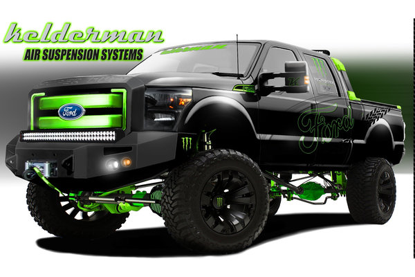 2012 Ford F-150 FX2 by Kelderman Air Suspension Systems