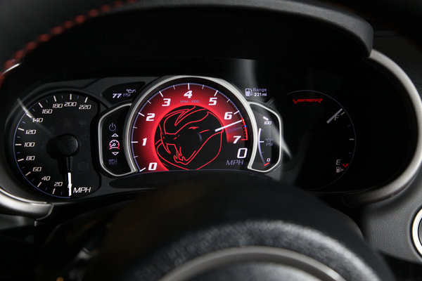 2014 SRT Viper TA Instrumentation