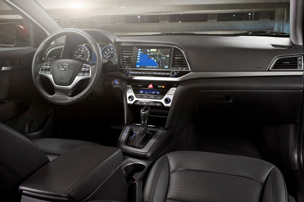 2017 Hyundai Elantra sedan Interior