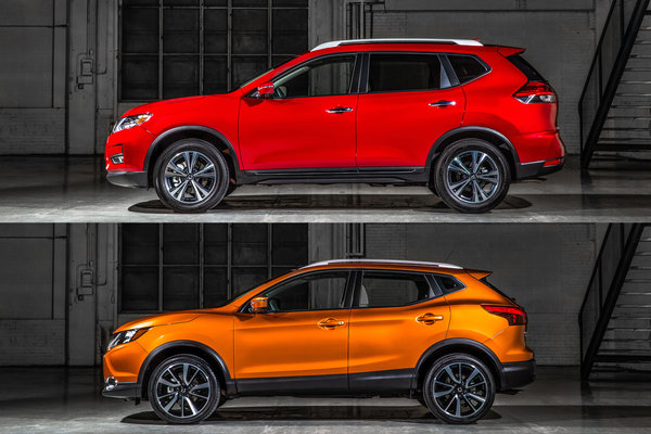 2017 Nissan Rogue and Rogue Sport