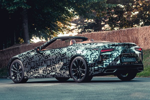 2019 Lexus LC Convertible prototype