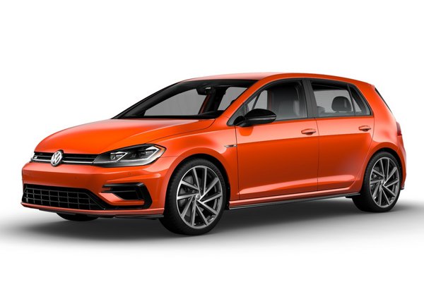 2019 Volkswagen Golf R in TNT Orange