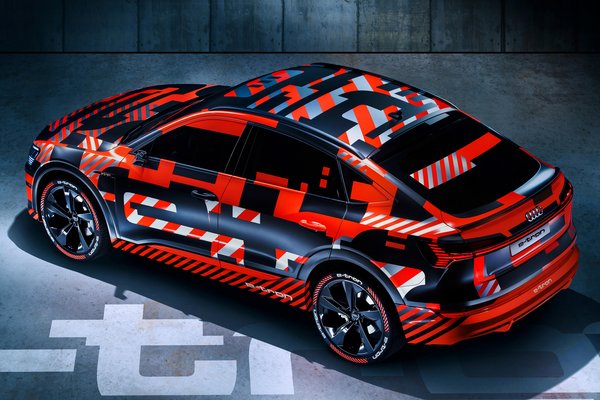 2019 Audi e-tron Sportback prototype