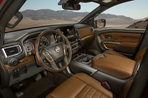 2020 Nissan Titan Platinum Reserve Crew Cab Interior
