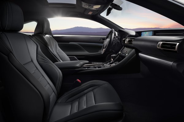 2021 Lexus RC Black Line Interior