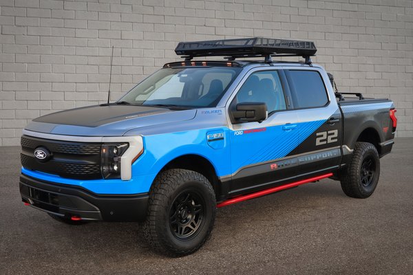 2022 Ford F-150 Lightning: Race Support by Real Truck